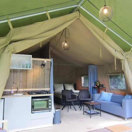 Hderh-glampingdeveluwe, Prive Keuken, Sauna, Hottub En Sanitair, Op De Ijsvogel Met Zwembaden En Alle Faciliteiten